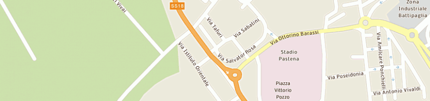 Mappa della impresa trigenus di daniele gianluca e c a BATTIPAGLIA