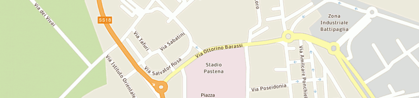Mappa della impresa parrucchiera hair stilist lory di alfano loredana a BATTIPAGLIA