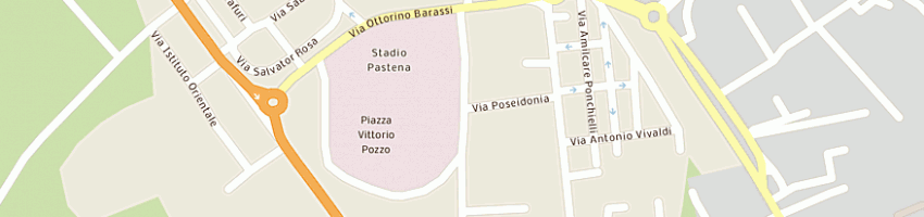 Mappa della impresa centro di revizione autoveicoli a BATTIPAGLIA