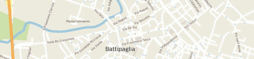 Mappa della impresa spes unica associazione di volantariato a BATTIPAGLIA