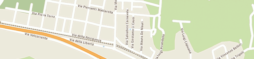 Mappa della impresa privitera giuseppe a BELPASSO