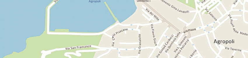 Mappa della impresa canottieri agropoli a AGROPOLI