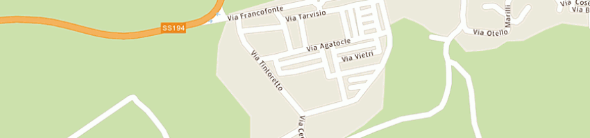 Mappa della impresa agenzia del territorio ufficio provinciale di siracusa a SIRACUSA
