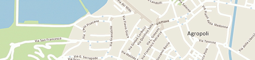 Mappa della impresa urbano francesco a AGROPOLI