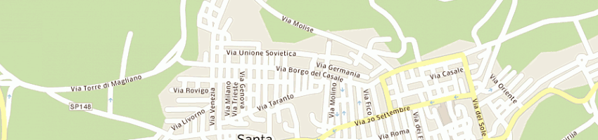 Mappa della impresa mastrangelo d antonio a SANTA CROCE DI MAGLIANO
