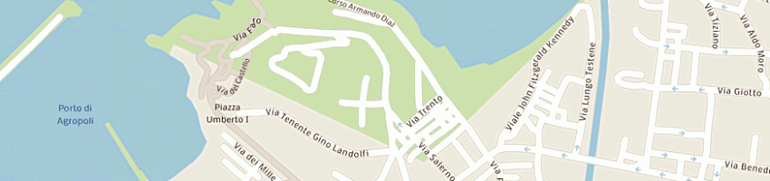 Mappa della impresa conforti guglielmo a AGROPOLI