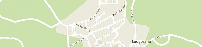 Mappa della impresa municipio scuola materna a LUOGOSANO