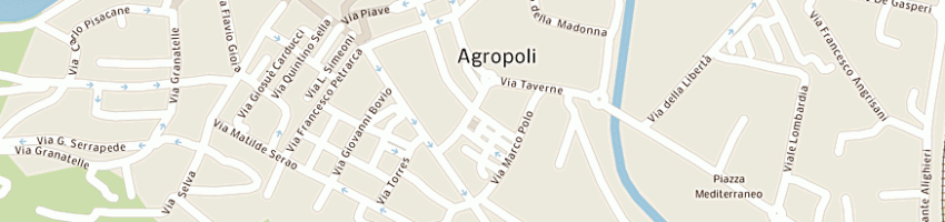 Mappa della impresa strollo rosina a AGROPOLI