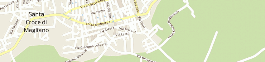 Mappa della impresa porrazzo giuseppe a SANTA CROCE DI MAGLIANO