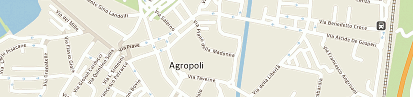 Mappa della impresa la palestra associazione sportiva a AGROPOLI