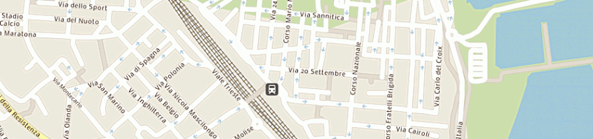 Mappa della impresa house abbigliamento a TERMOLI