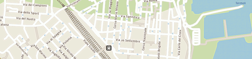 Mappa della impresa arredamenti romani srl a CAMPOBASSO