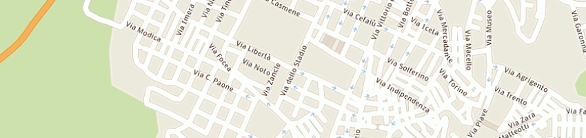 Mappa della impresa cmccentro mercato casa (srl) a LENTINI