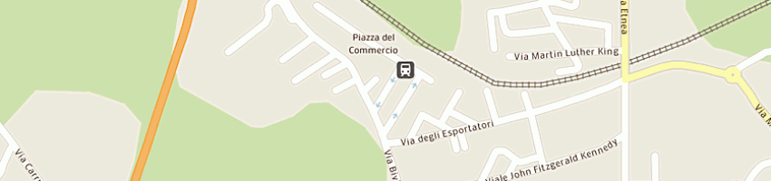 Mappa della impresa danzas spa a LENTINI