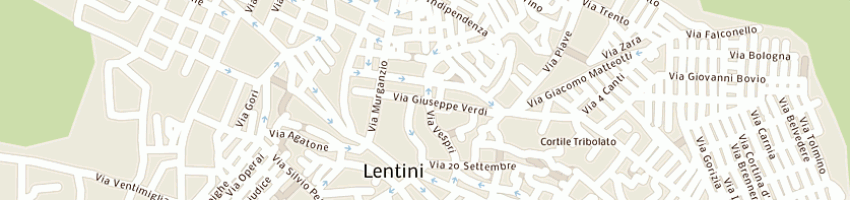Mappa della impresa clinical sas della dssa gangemi claudia a LENTINI