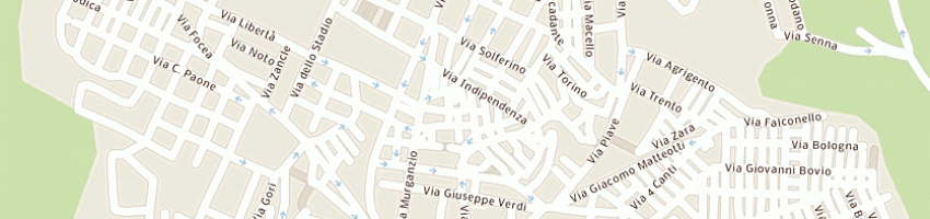 Mappa della impresa carbone salvatore e c sas a CARLENTINI