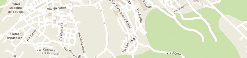 Mappa della impresa curcio aldo srl a LENTINI