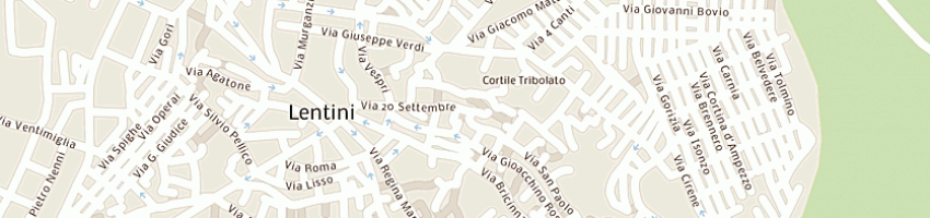 Mappa della impresa cisl a LENTINI