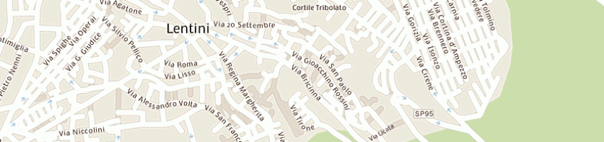 Mappa della impresa parrocchia s luca a LENTINI