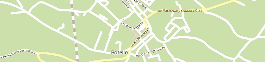 Mappa della impresa la bottega del ferro di apollonio domenico a ROTELLO