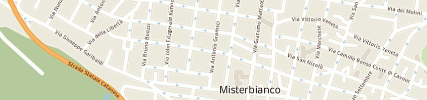 Mappa della impresa provveditorato agli studi a MISTERBIANCO
