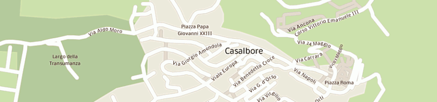 Mappa della impresa scuola media a CASALBORE