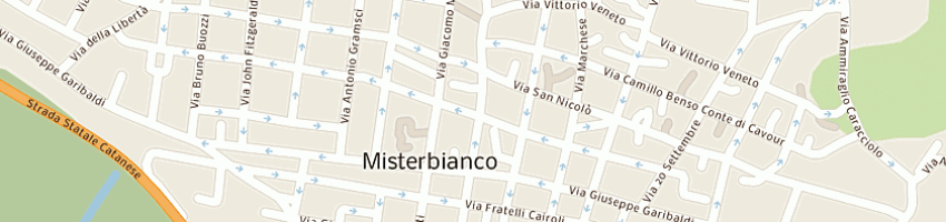 Mappa della impresa bruno giuseppe a MISTERBIANCO
