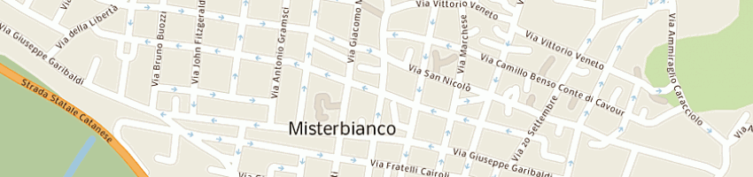 Mappa della impresa anzalone antonino a MISTERBIANCO