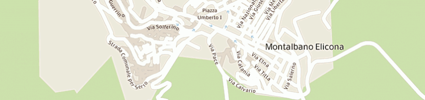 Mappa della impresa federazione provinciale coltivatori diretti a MONTALBANO ELICONA