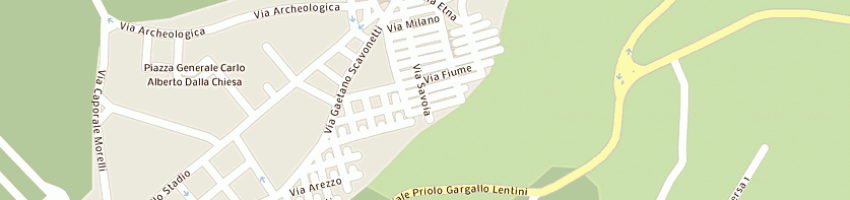 Mappa della impresa falegnameria g parasiliti a CARLENTINI
