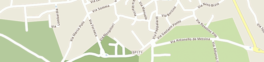 Mappa della impresa barbagallo ascenzio a NICOLOSI