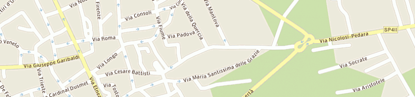 Mappa della impresa provincia regionale di catania a NICOLOSI