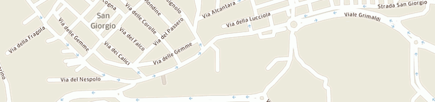 Mappa della impresa fondazione cirino la rosa a CATANIA