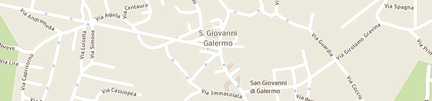Mappa della impresa chiesa cattolica parrocchiale s giovanni battista a CATANIA