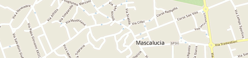 Mappa della impresa artemide 2000 a MASCALUCIA