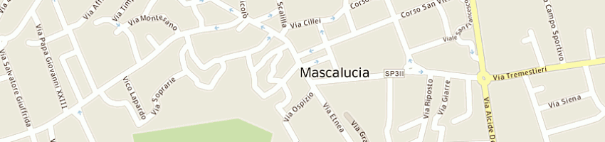 Mappa della impresa digi print di di santo maria a MASCALUCIA