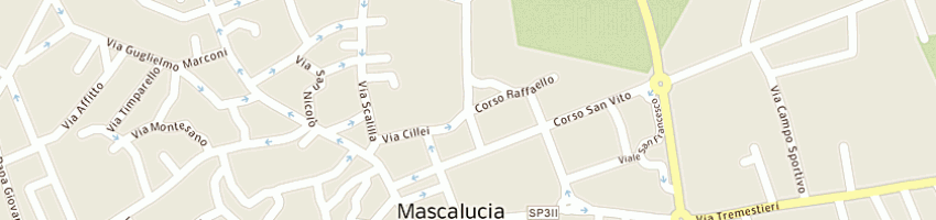 Mappa della impresa rizza snc di a e crizza a MASCALUCIA