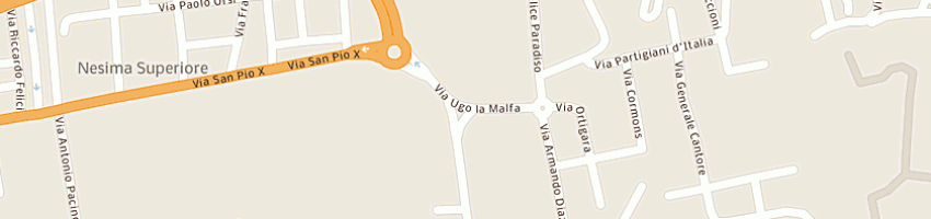 Mappa della impresa associazione la meridiana a CATANIA