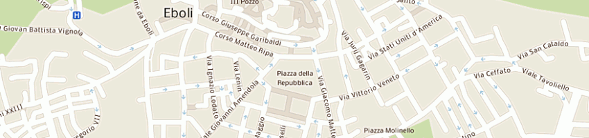 Mappa della impresa sicignanese group srl a EBOLI