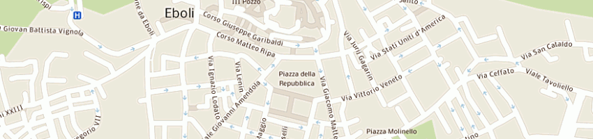 Mappa della impresa autotrasporti viscovo srl a EBOLI