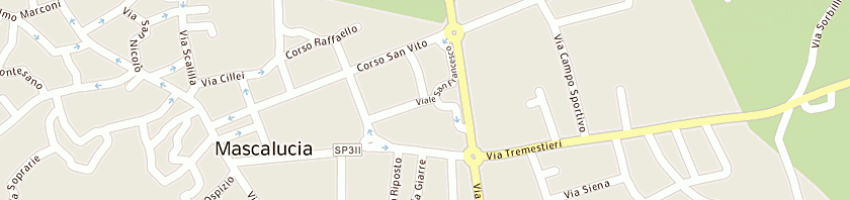 Mappa della impresa toscano salvatore a MASCALUCIA