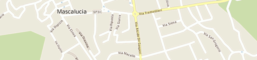 Mappa della impresa vendita mobili ar e c snc di antonino e rossella papotto a MASCALUCIA