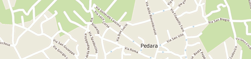 Mappa della impresa licciardello giovanna a PEDARA