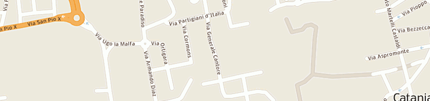 Mappa della impresa asero riccardo a CATANIA
