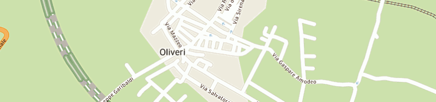 Mappa della impresa ufficio di collocamento a OLIVERI