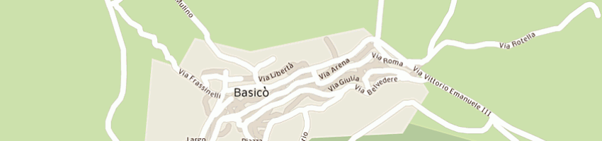 Mappa della impresa macelleria cappello giuseppe a BASICO 