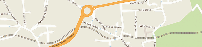 Mappa della impresa cdr flli pecorino paterno' a CATANIA