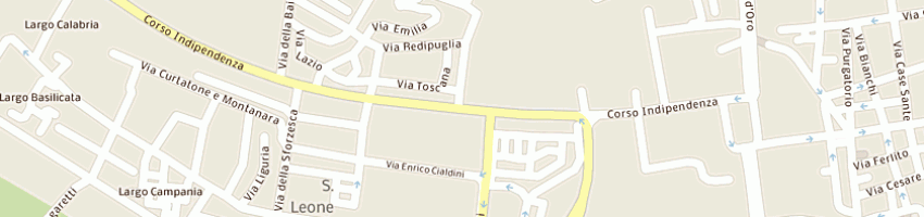 Mappa della impresa arena rosaria a CATANIA