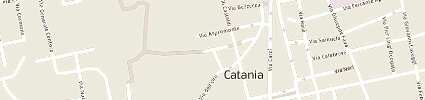 Mappa della impresa molino giuseppe a CATANIA