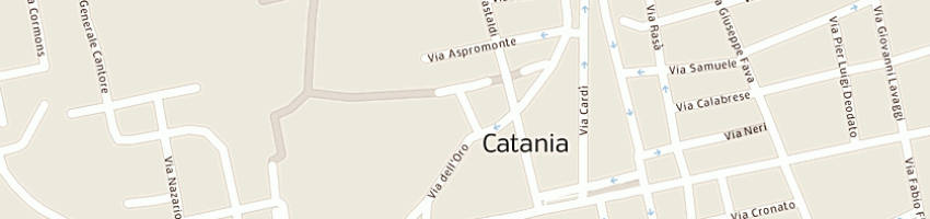 Mappa della impresa paternostro roberto a CATANIA